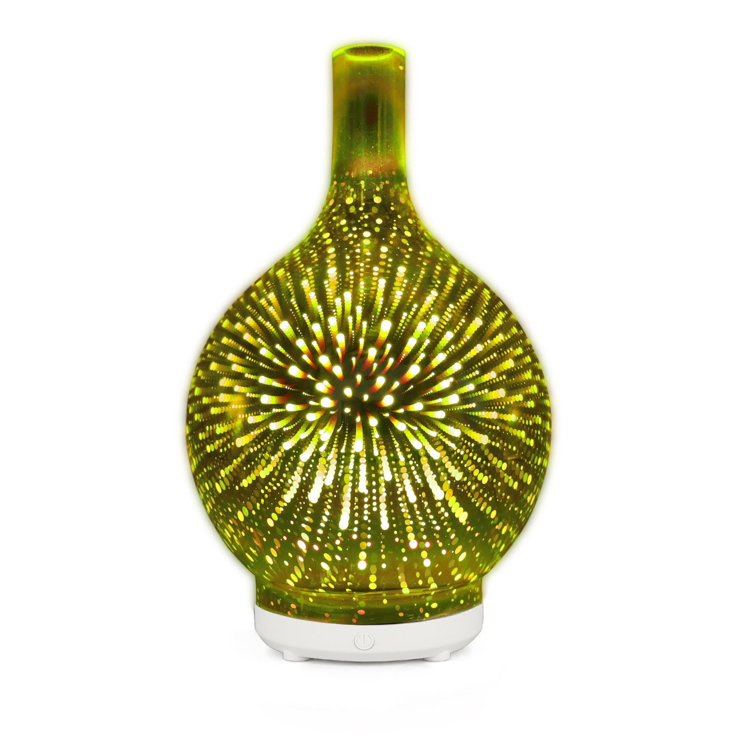 Humidificador de jarrón de cristal de colores 5V