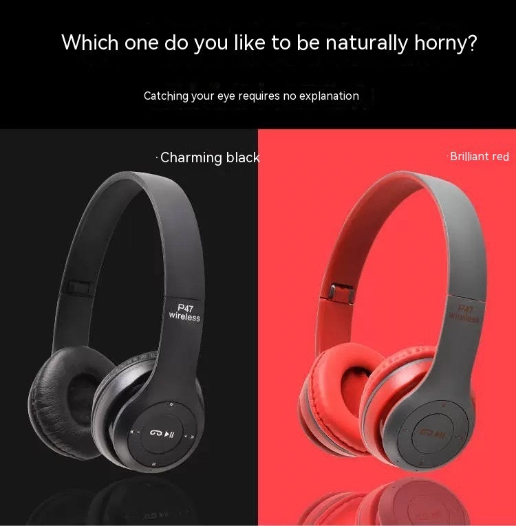 Auriculares Bluetooth P47 Diadema Plegable