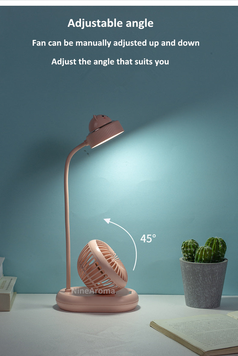 USB Mini-Ventilator LED-Tischlampe