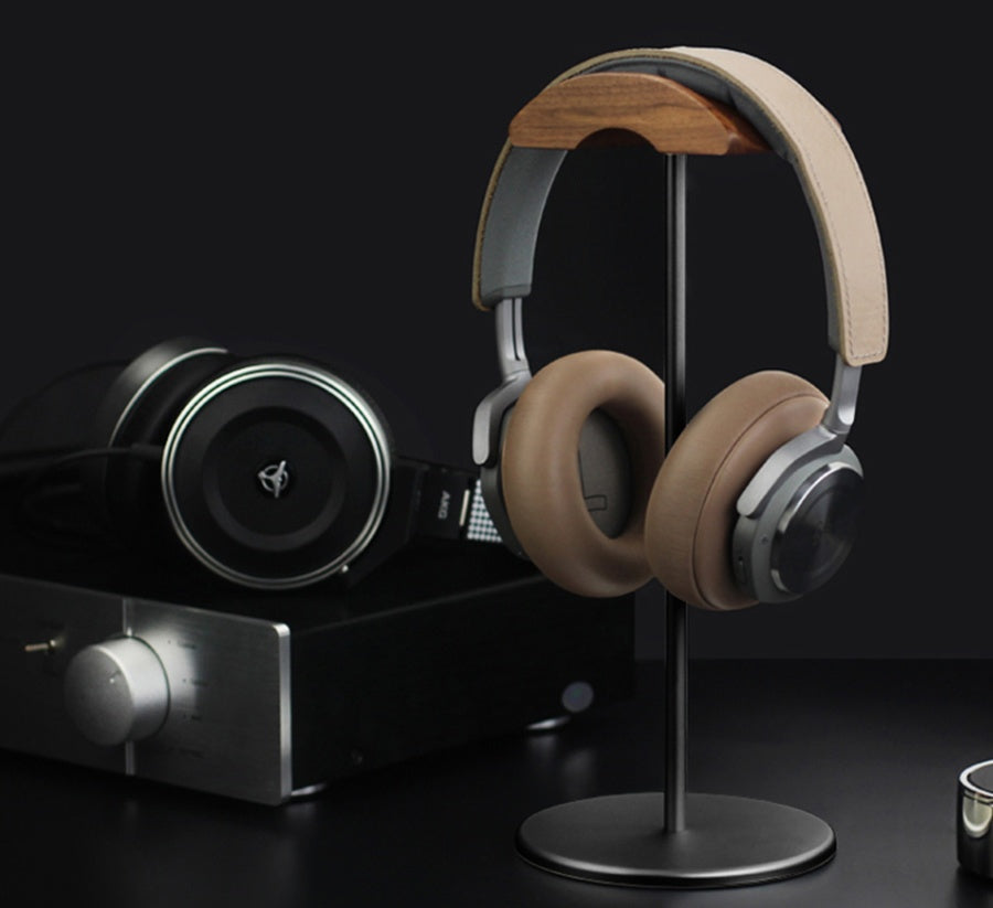 Soporte metálico para auriculares