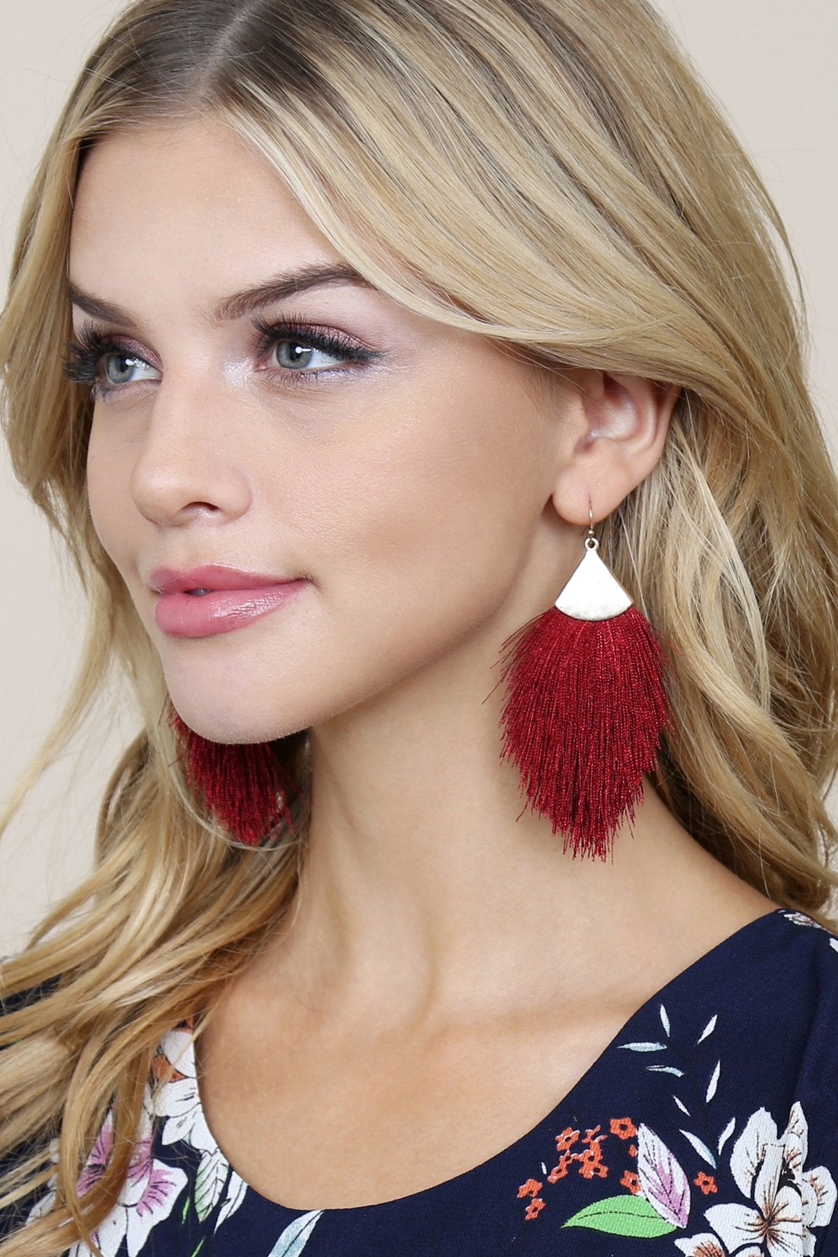 Tasseled earrings