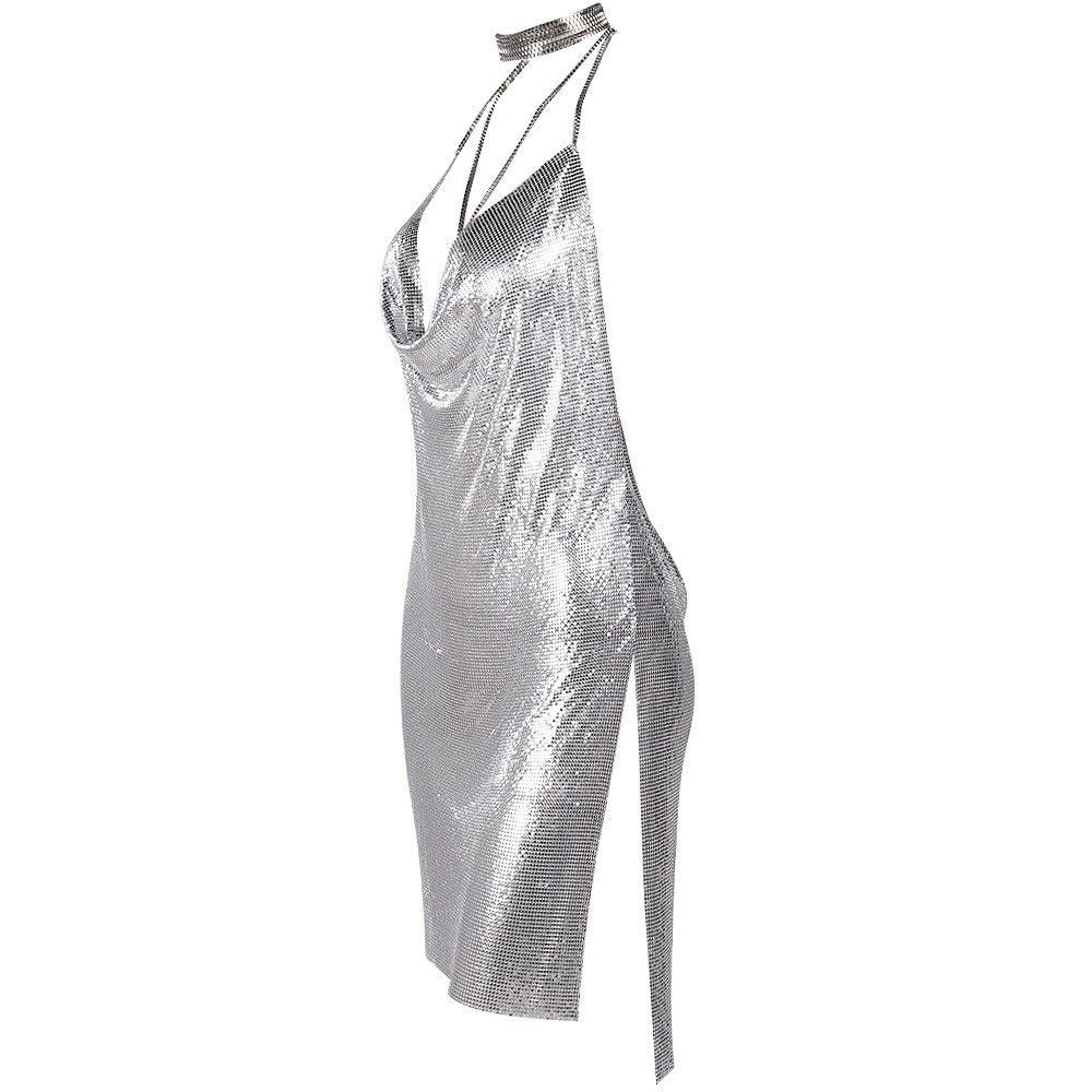 Ketten-Abendkleid