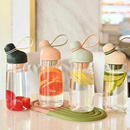 Botella portátil de 600 ml – Infusor de té integrado