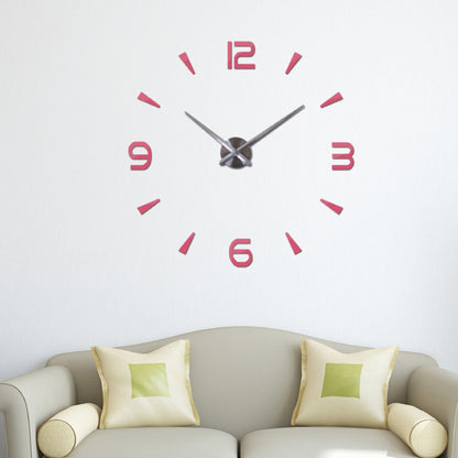 Reloj redondo acrílico 3D con pegatinas