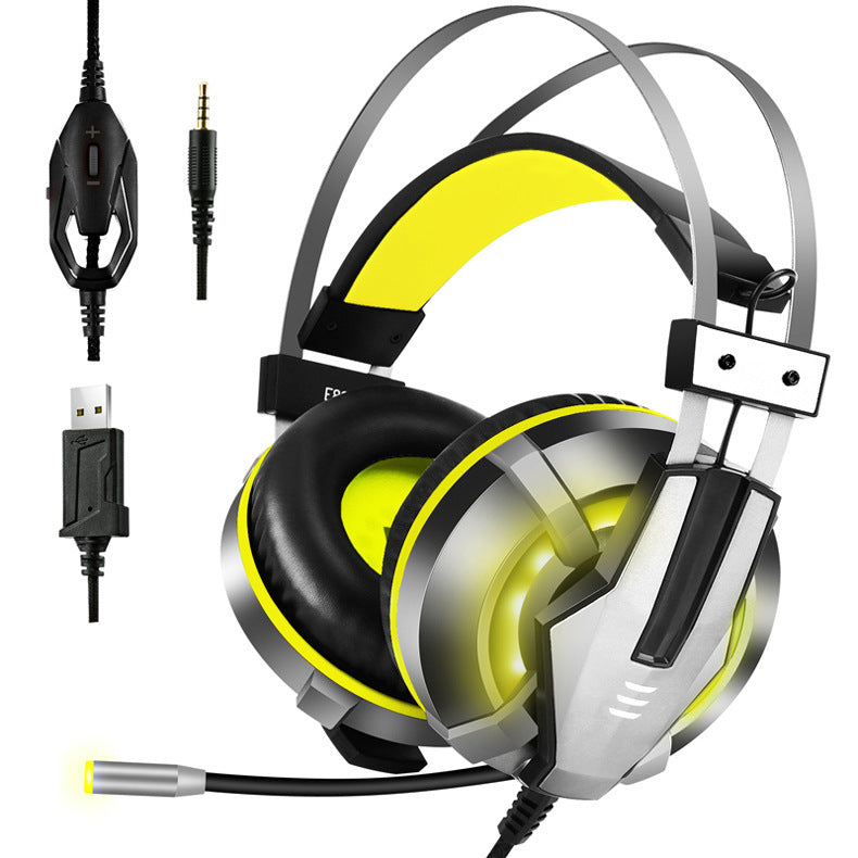 Auriculares gaming luminosos con diadema