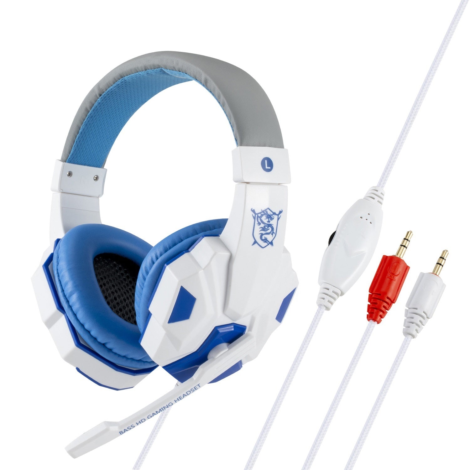 Kabelgebundenes Gaming-Headset mit Beleuchtung – Stereo- &amp; 7.1-Sound – Integriertes Mikrofon