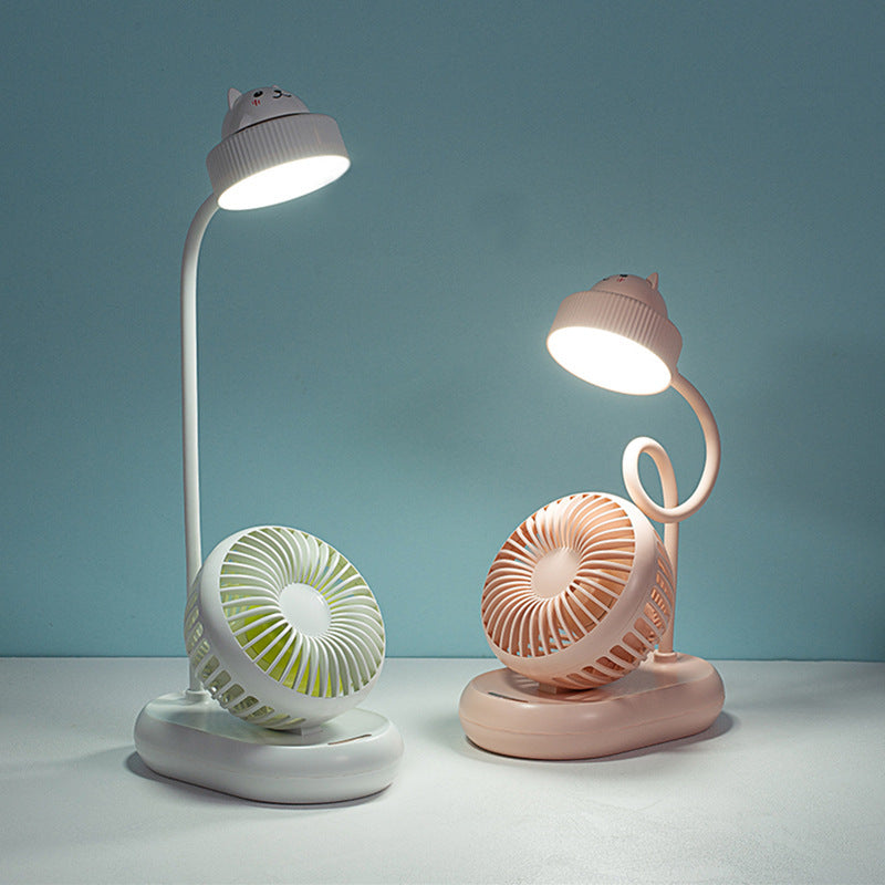 USB Mini-Ventilator LED-Tischlampe