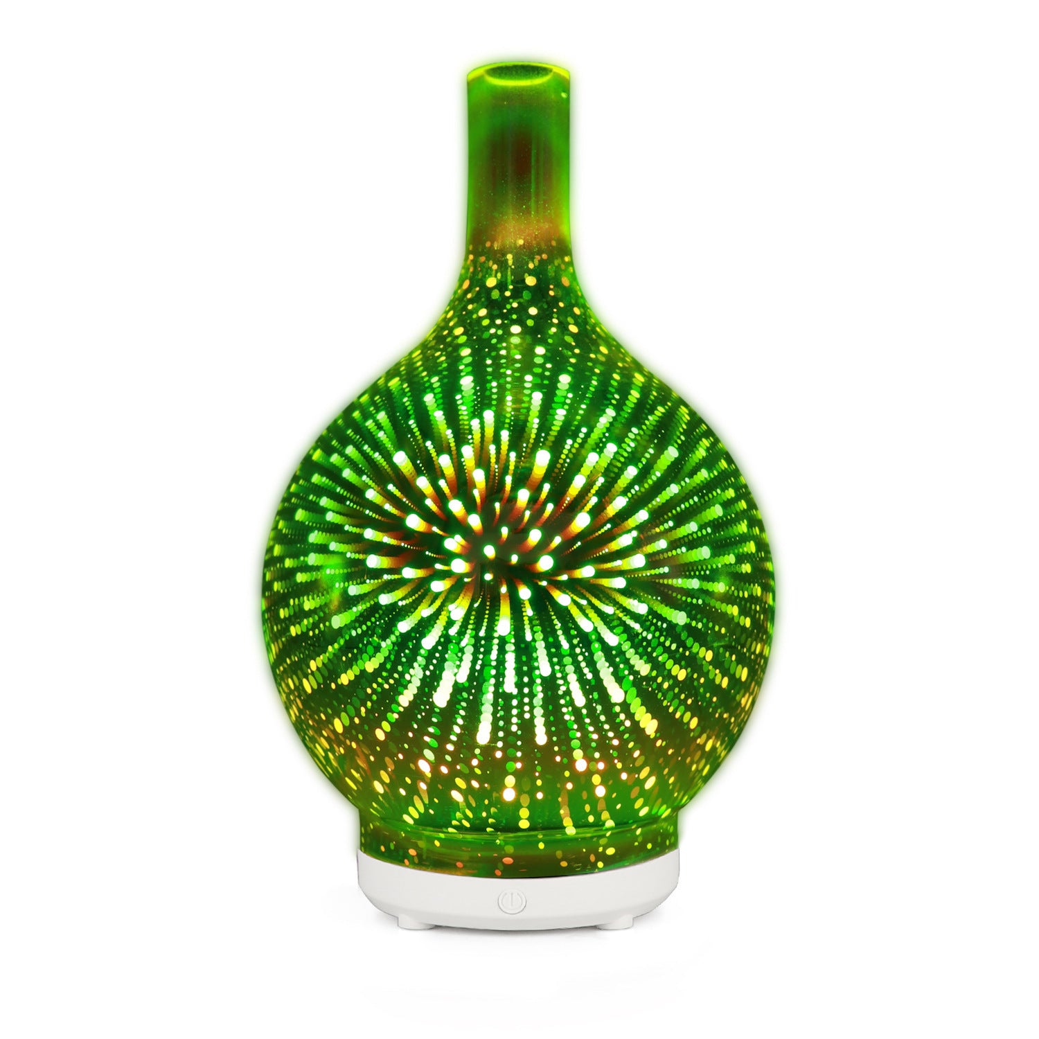 Humidificador de jarrón de cristal de colores 5V