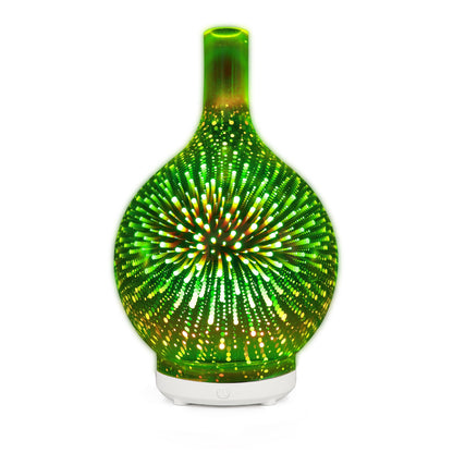Humidificador de jarrón de cristal de colores 5V