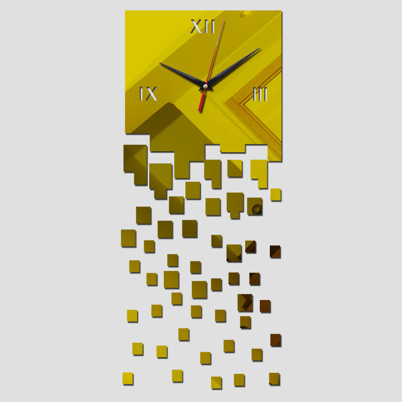 Reloj de pared acrílico DIY creativo de moda