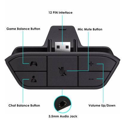 Adaptador para auriculares Convertidor de audífonos estéreo