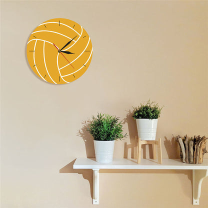 Reloj de pared de moda para jugadores de voleibol, amantes de la decoración del hogar