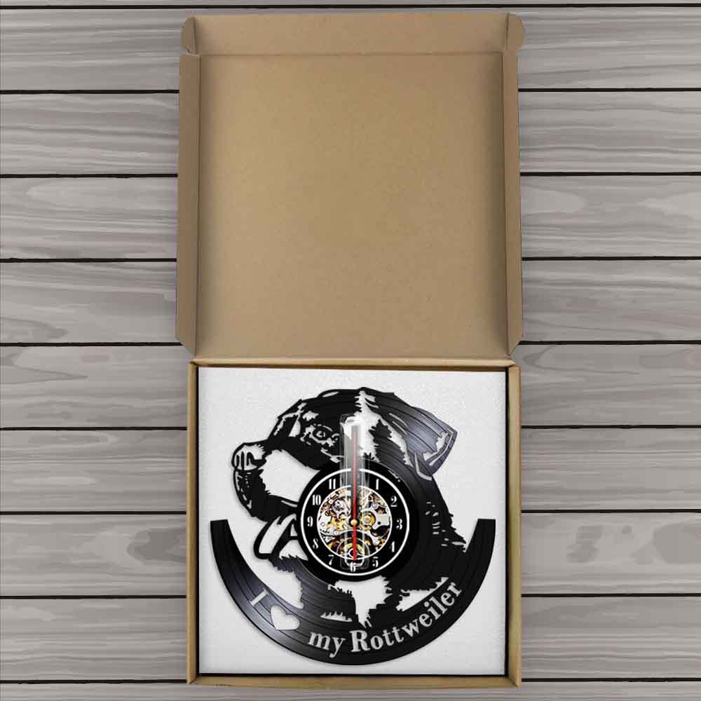 Reloj de pared de vinilo Reloj de pared de vinilo Reloj de pared creativo retro nostálgico Reloj de pared
