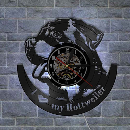 Reloj de pared de vinilo Reloj de pared de vinilo Reloj de pared creativo retro nostálgico Reloj de pared
