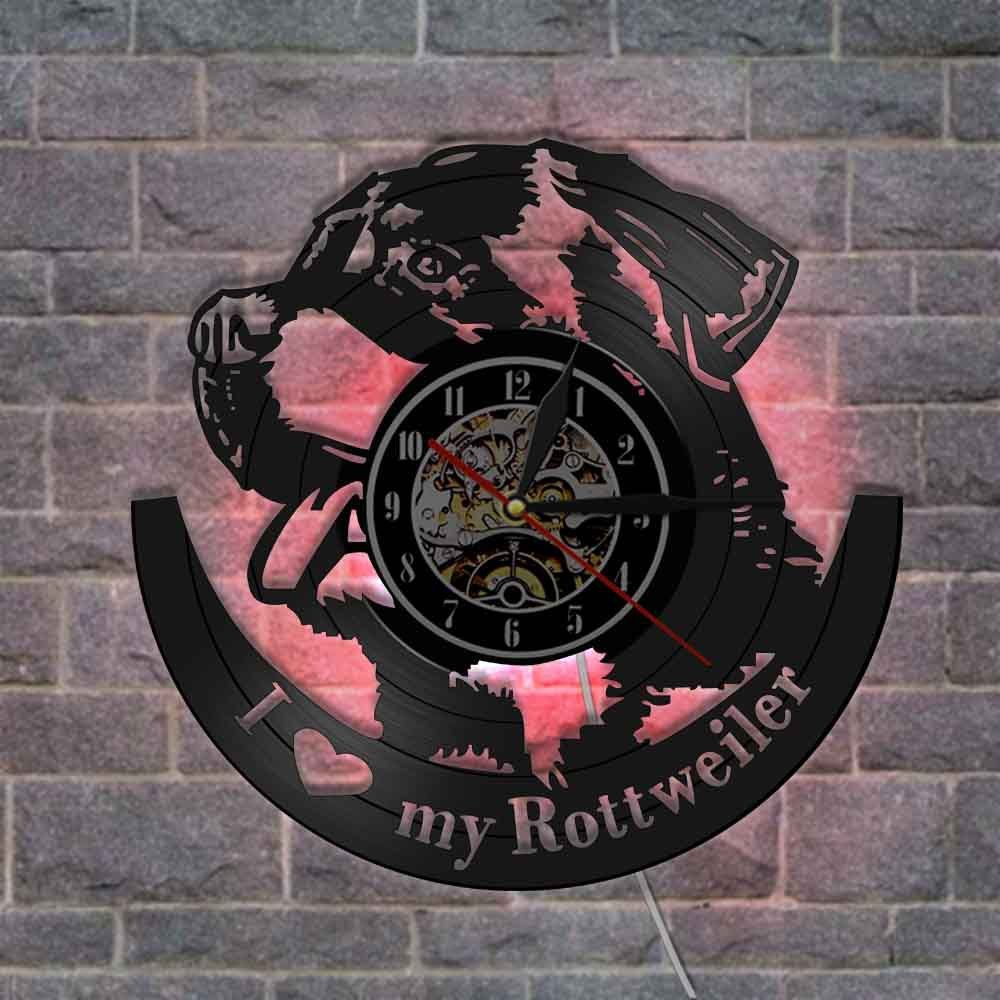 Reloj de pared de vinilo Reloj de pared de vinilo Reloj de pared creativo retro nostálgico Reloj de pared