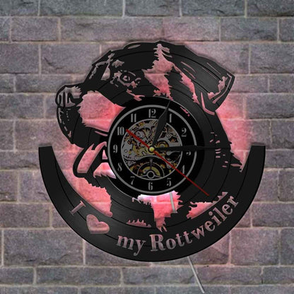 Reloj de pared de vinilo Reloj de pared de vinilo Reloj de pared creativo retro nostálgico Reloj de pared