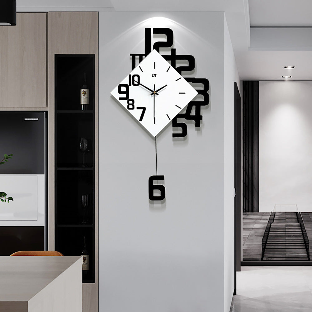 Fashion Wanduhr Holz Kreative Dekorative Wanduhr