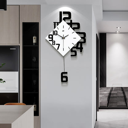 Fashion Wanduhr Holz Kreative Dekorative Wanduhr
