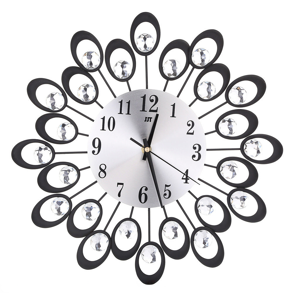 Reloj de pared de hierro forjado con personalidad