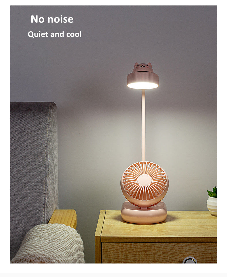 USB Mini-Ventilator LED-Tischlampe