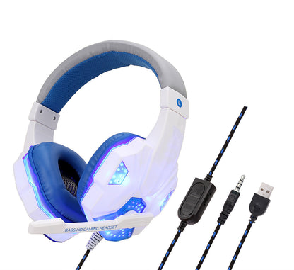 Kabelgebundenes Gaming-Headset mit Beleuchtung – Stereo- &amp; 7.1-Sound – Integriertes Mikrofon