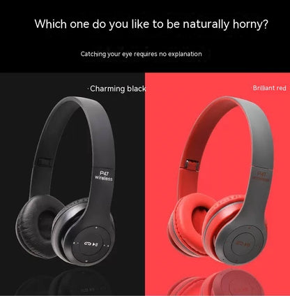 Auriculares Bluetooth P47 Diadema Plegable