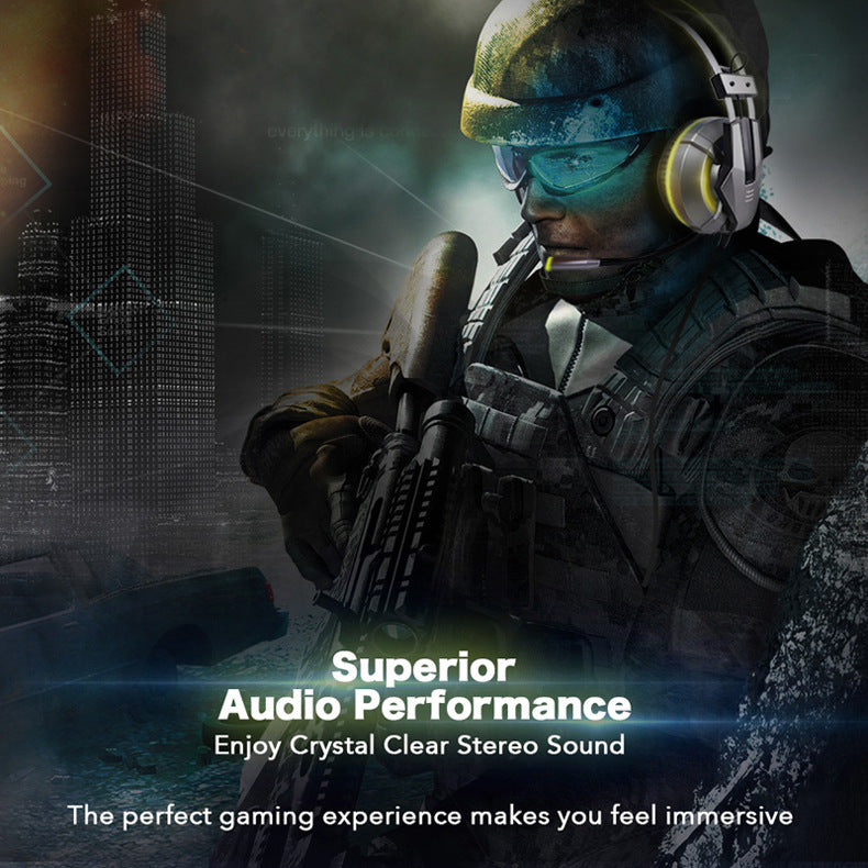 Auriculares gaming luminosos con diadema