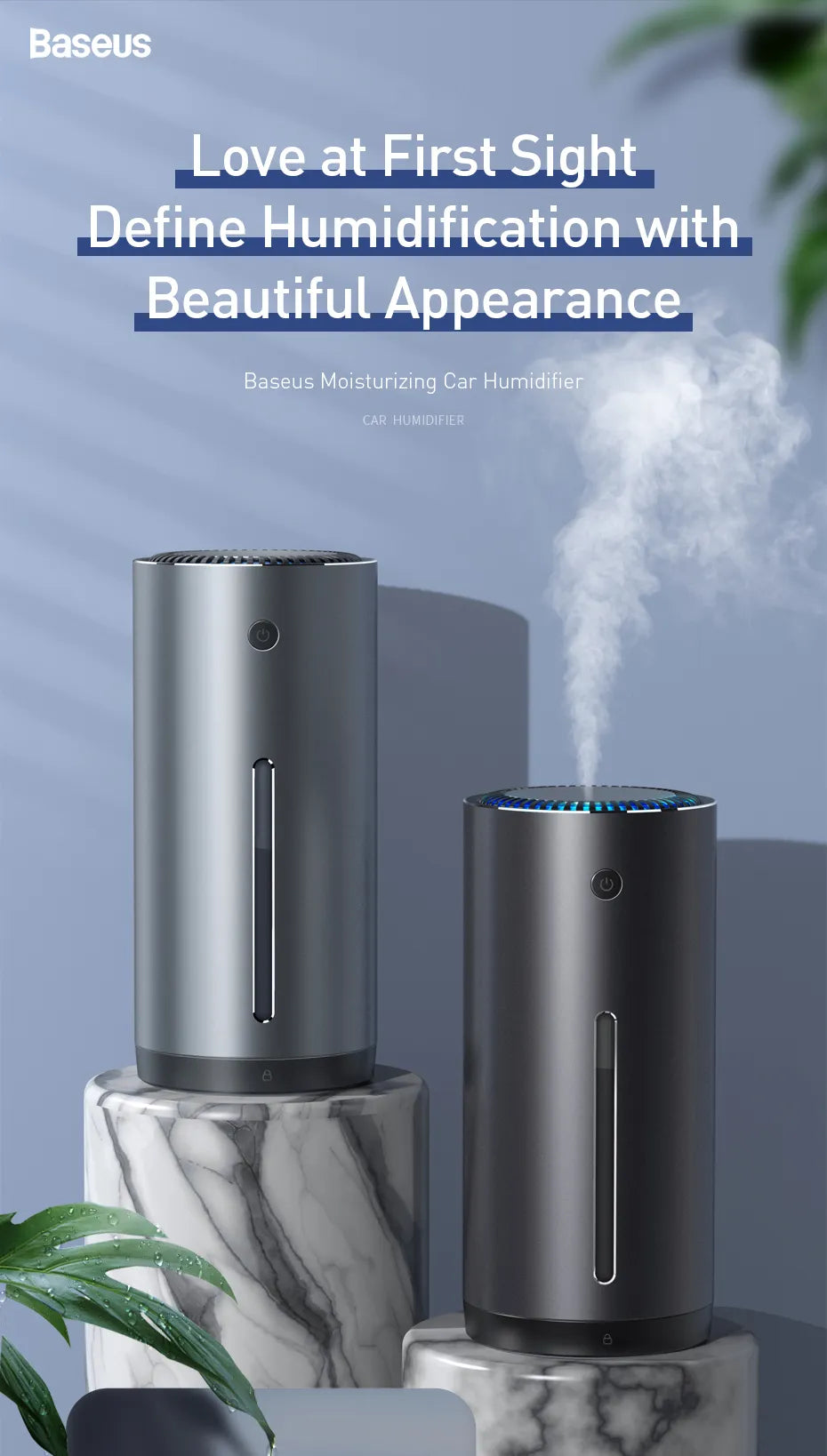 Humidificador de aire para vehículos
