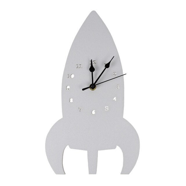 Reloj de pared silencioso, adornos de reloj de decoración
