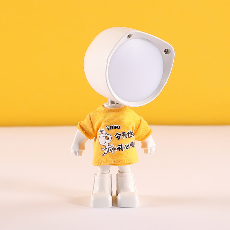 Mini-Nachtlicht, wiederaufladbare Schlafzimmerlampe, Augenschutz-Tischlampe
