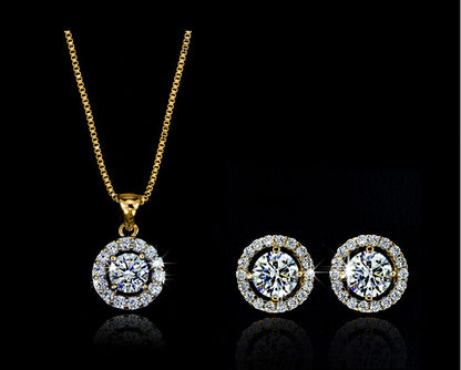 Zeitloser Glamour: Schmuckset in Gold und Silber