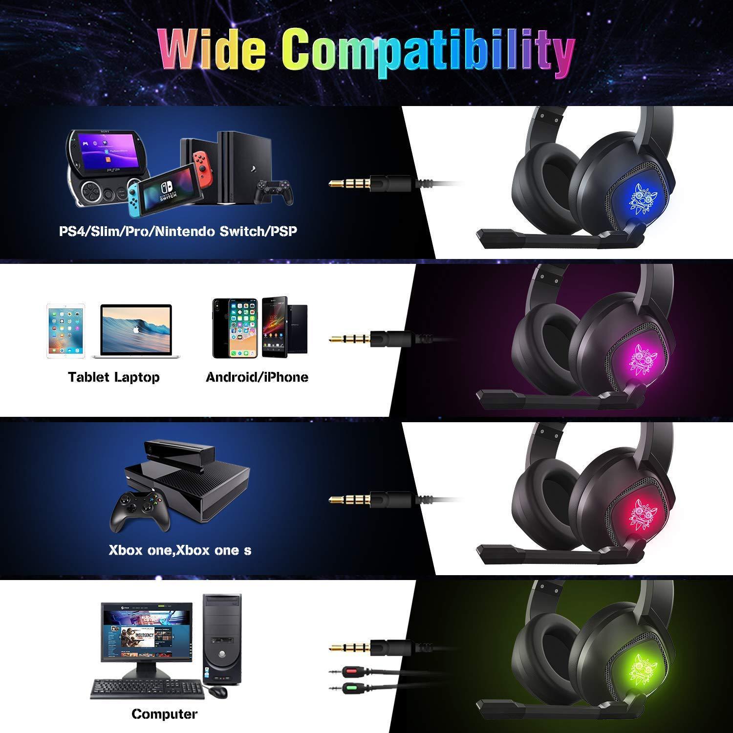 ONIKUMA K19 Headset RGB Kopfhörer