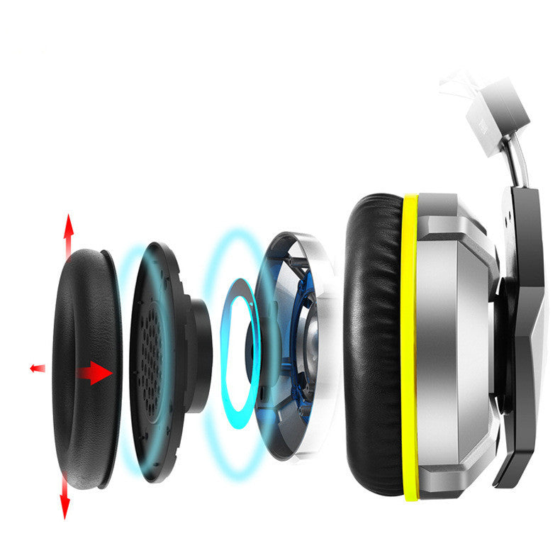 Auriculares gaming luminosos con diadema