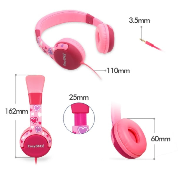 Auriculares de estudiante de Easy Speed Horse Cable con control de volumen