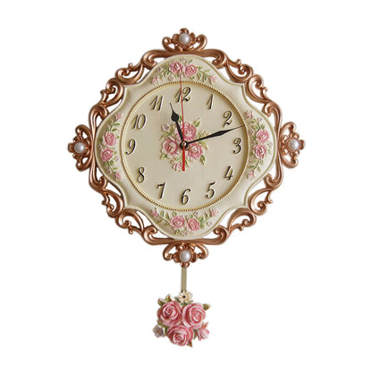 Reloj de pared estéreo europeo, reloj silencioso