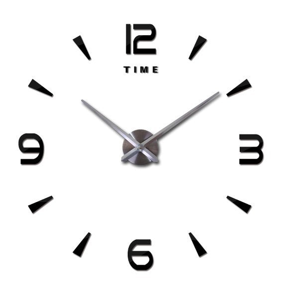 Reloj redondo acrílico 3D con pegatinas