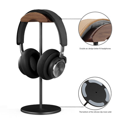 Soporte metálico para auriculares