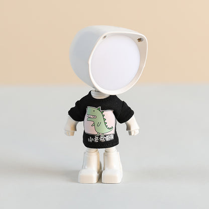 Mini-Nachtlicht, wiederaufladbare Schlafzimmerlampe, Augenschutz-Tischlampe
