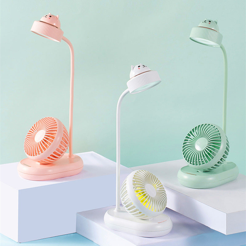 USB Mini-Ventilator LED-Tischlampe