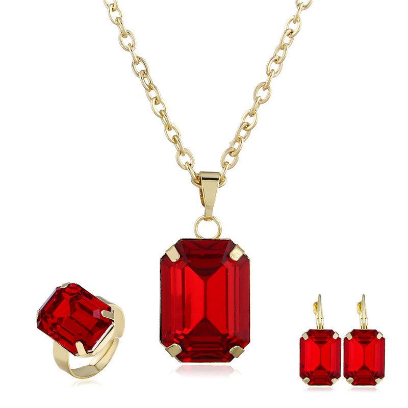 Conjunto de joyas de novia – Estilo europeo y americano