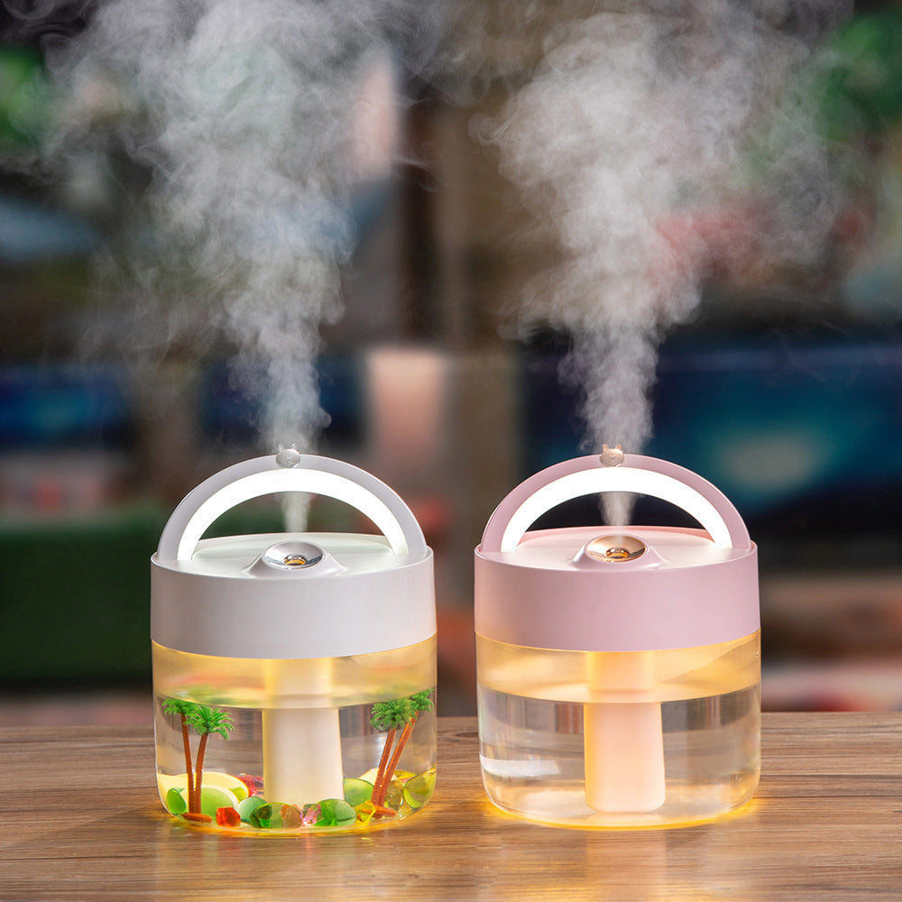 Humidificador con atenuación y silencio