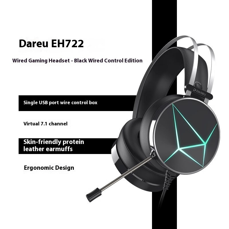 Kabelgebundenes Gaming-Headset mit Geräuschunterdrückung