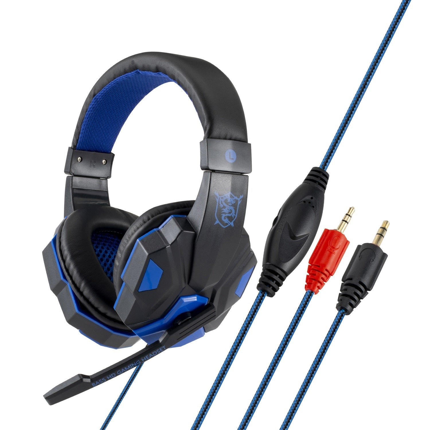 Kabelgebundenes Gaming-Headset mit Beleuchtung – Stereo- &amp; 7.1-Sound – Integriertes Mikrofon