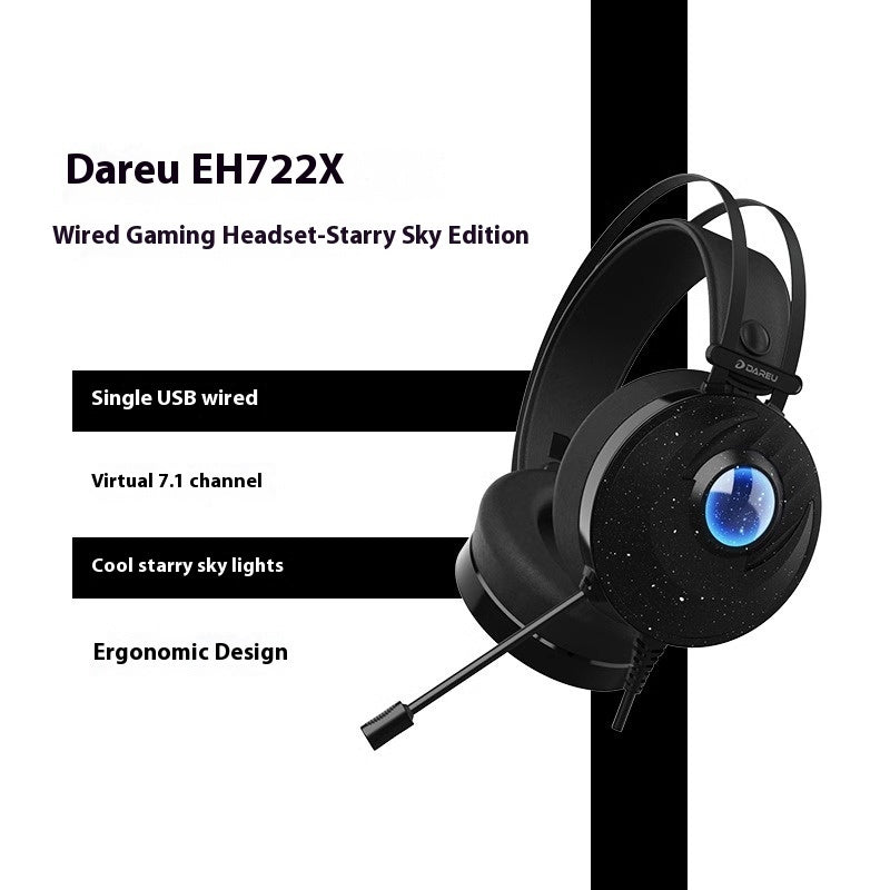 Kabelgebundenes Gaming-Headset mit Geräuschunterdrückung