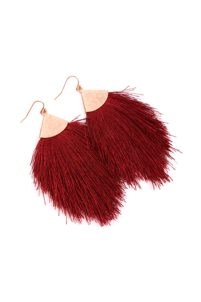 Tasseled earrings