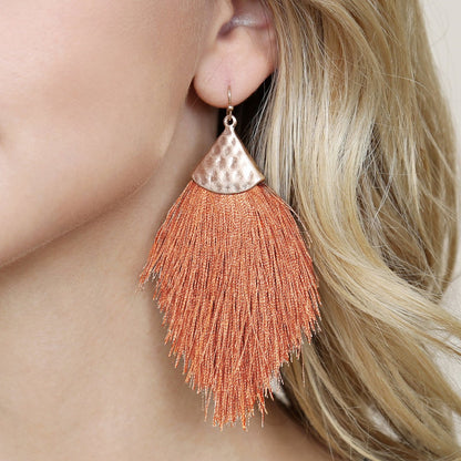 Tasseled earrings