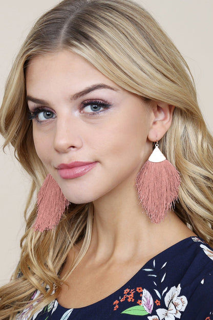Tasseled earrings