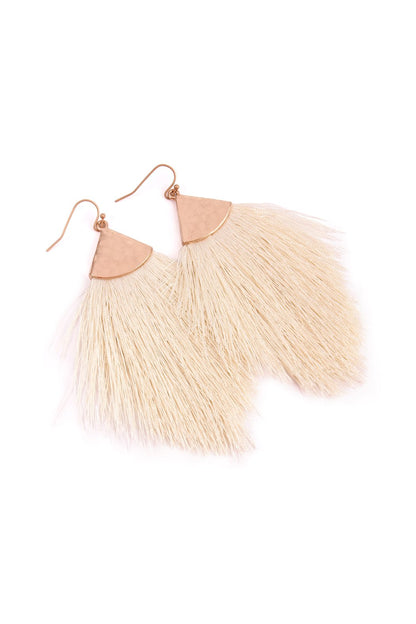 Tasseled earrings