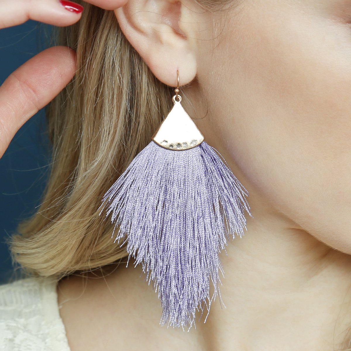 Tasseled earrings