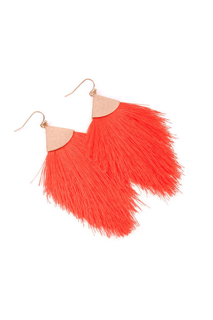 Tasseled earrings
